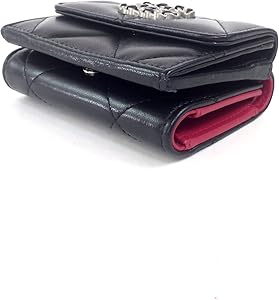Amazon | [CHANEL] [シャネル] 三つ折り 財布 ラムスキン 19 スモール